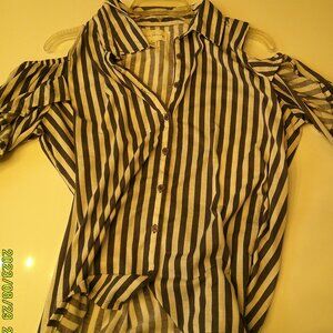 XL Womens Jessica Simpson Stripped Blouse